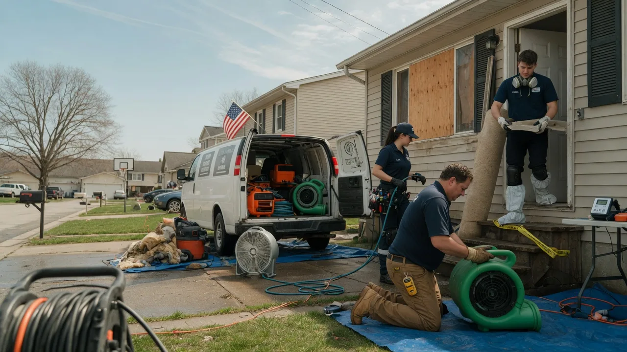 Water Damage Restoration in South Milford, IN near me